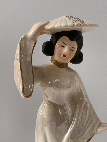 Figurki porcelanowe, szkliwione, Japonia