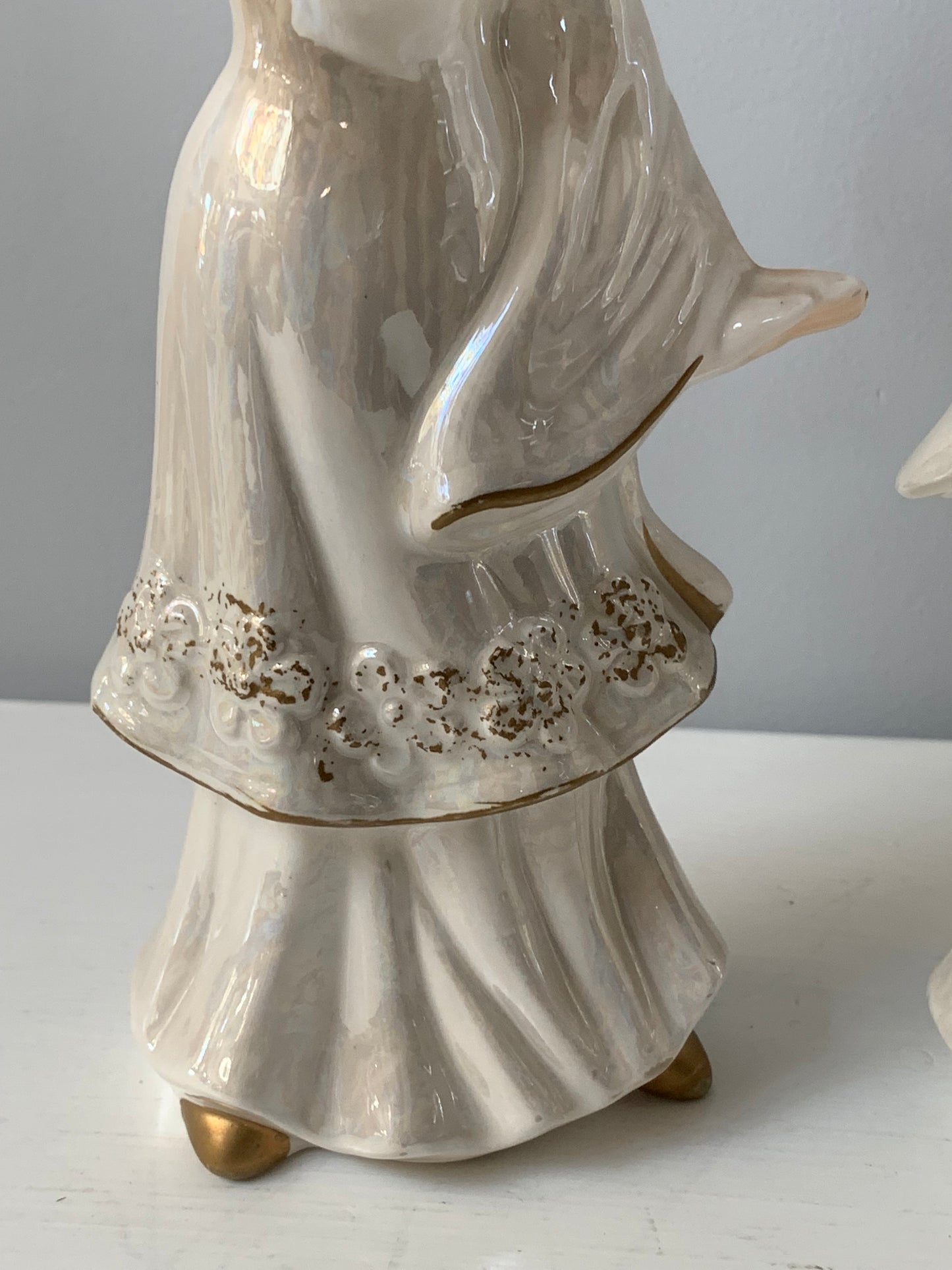 Figurki porcelanowe, szkliwione, Japonia