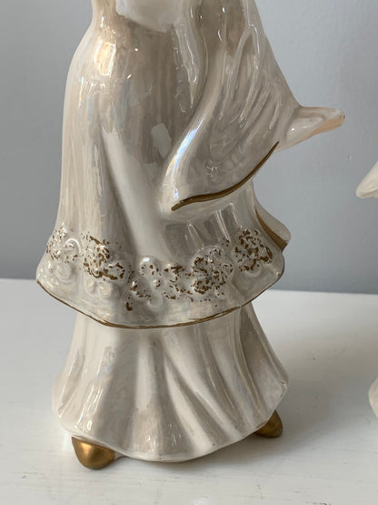 Figurki porcelanowe, szkliwione, Japonia