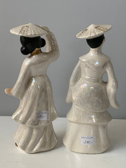 Figurki porcelanowe, szkliwione, Japonia