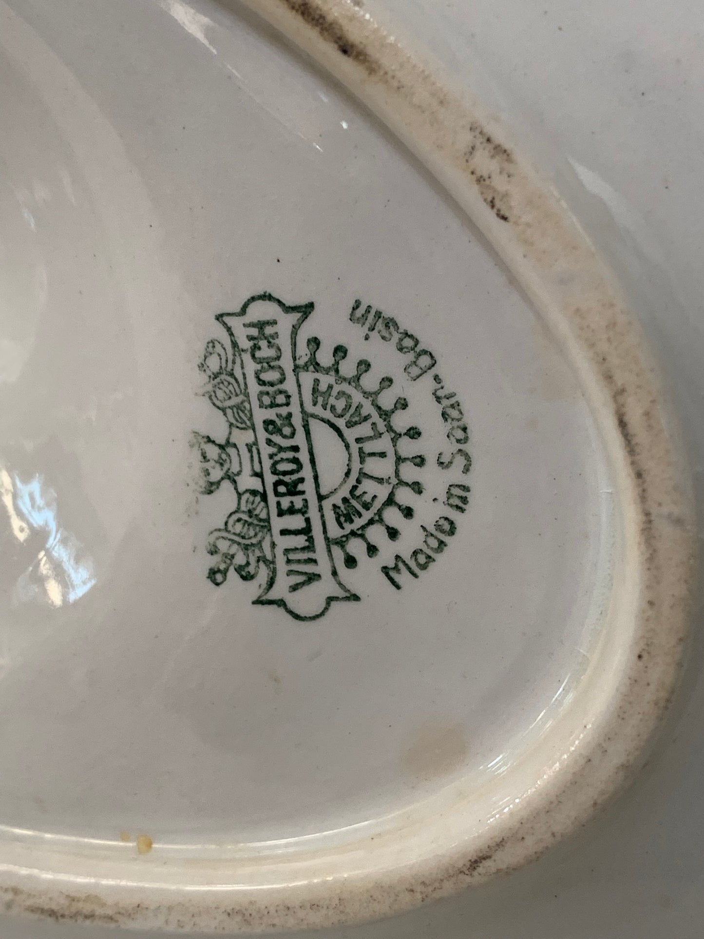 Villeroy&amp;Boch Mettlach porcelain sauceboat