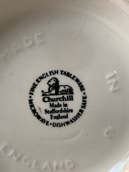 Churchill porcelain teapot