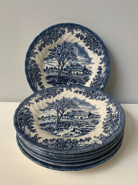 Talerze przystawkowe, zestaw 6 sztuk, Churchill