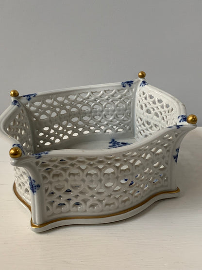 Paterka porcelanowa, ażurowa, Wallendorf