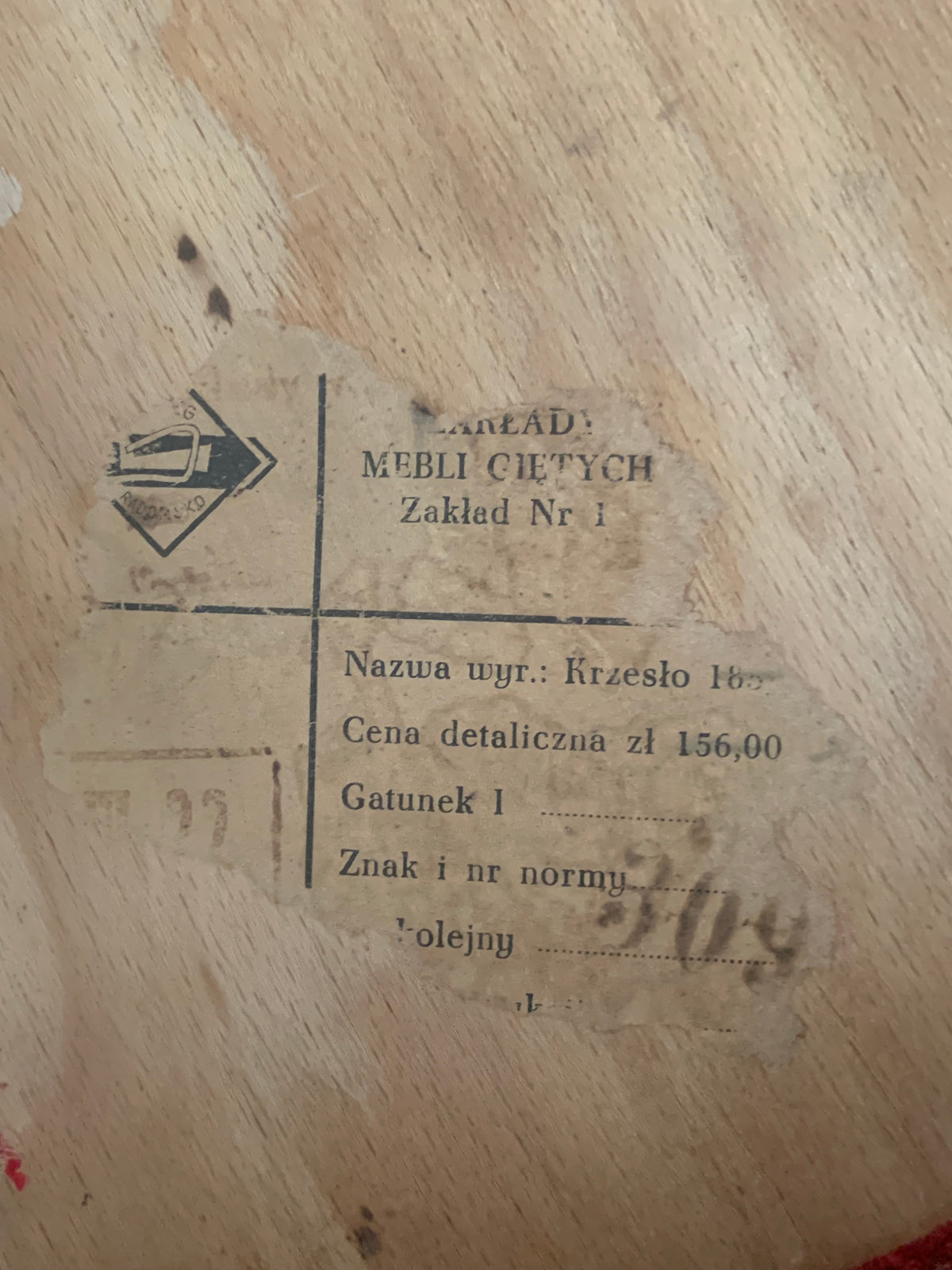 Krzesło SKOCZEK typ A-5942 Var, meble gięte Radomsko