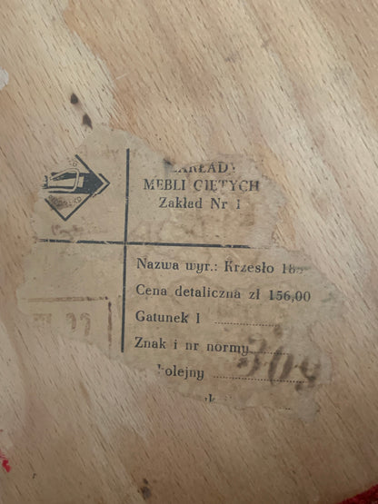 Krzesło SKOCZEK typ A-5942 Var, meble gięte Radomsko