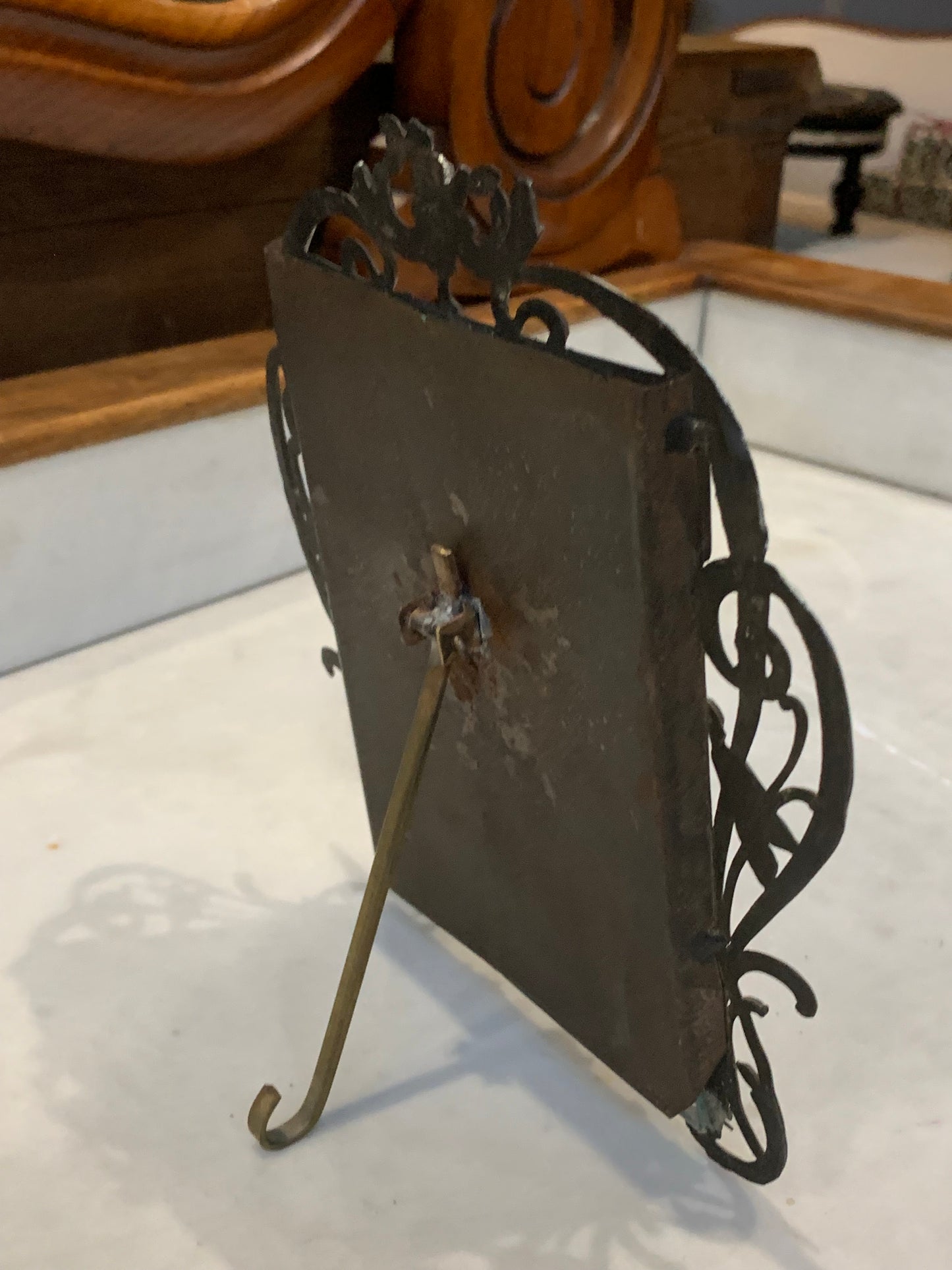 Ramka secesyjna na zdjęcia, motyw roślinny, 1900 r.