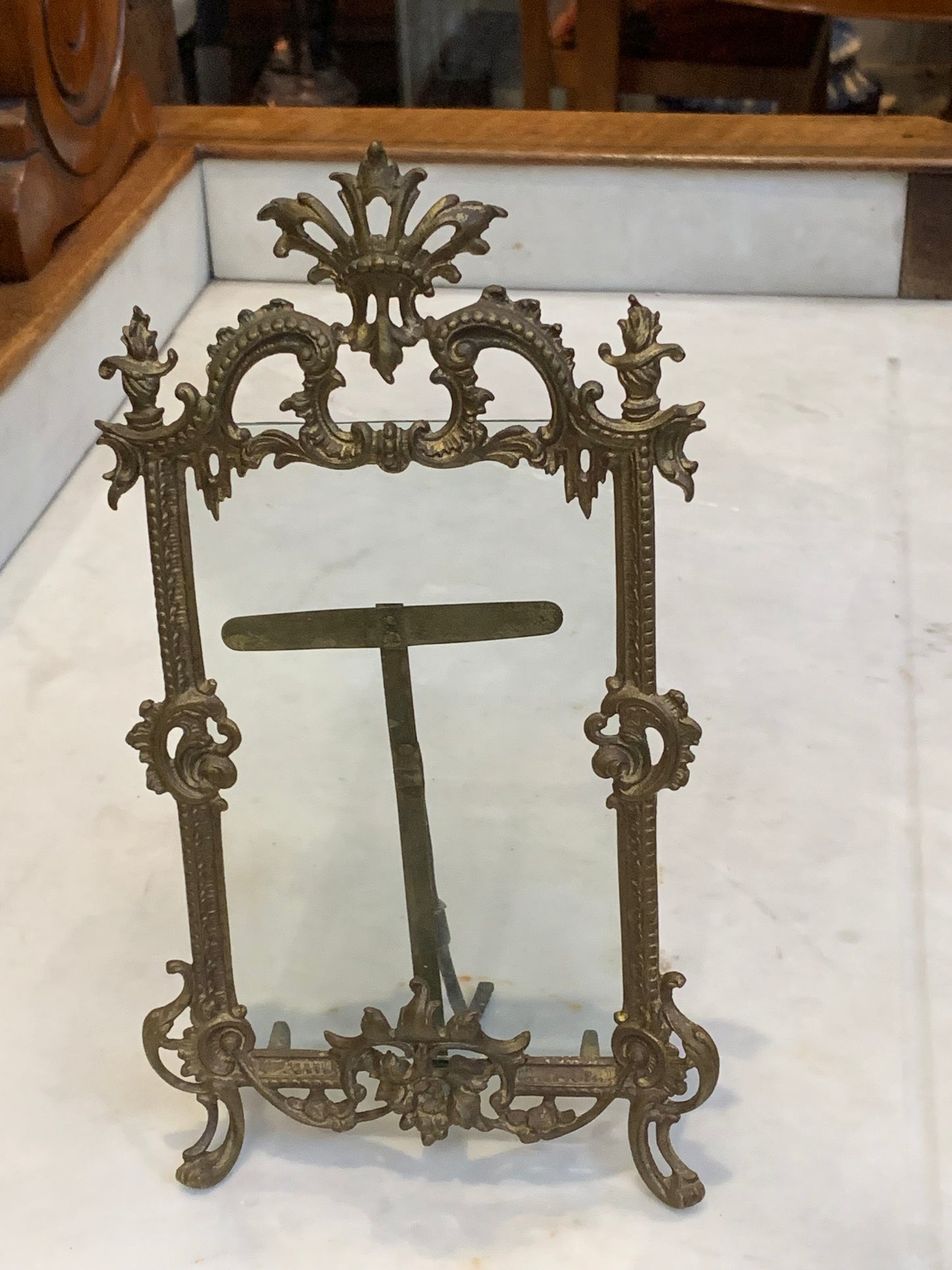 Ramka secesyjna na zdjęcia, bogato zdobiona