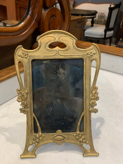 Ramka na zdjęcia, secesja, kwiatowe zdobienia