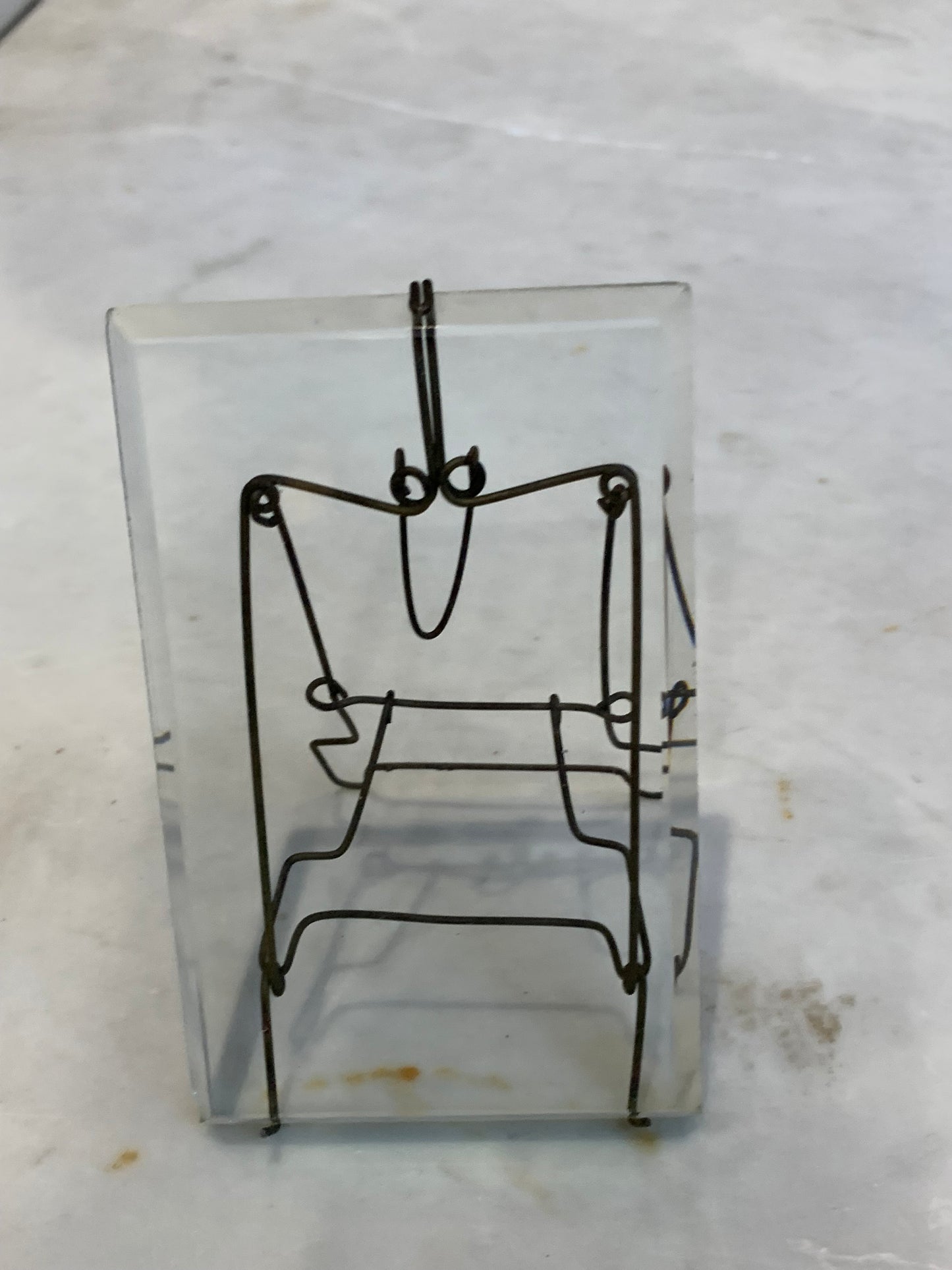 Small Art Nouveau frame, beveled glass, 1920s