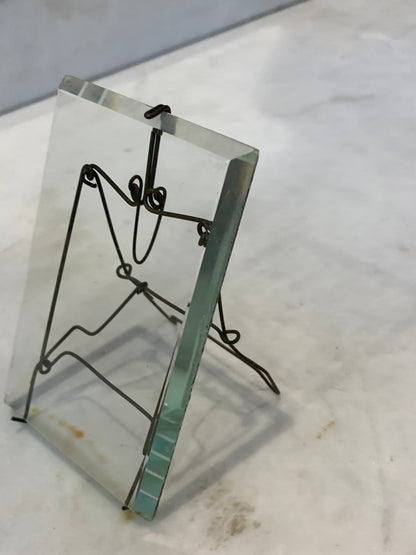 Small Art Nouveau frame, beveled glass, 1920s