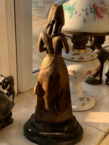 Bronze sculpture Woman with a Book