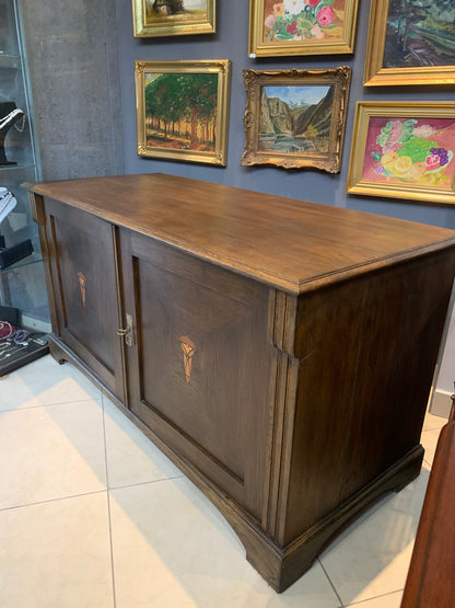 Pre-war chest of drawers with oak inlay