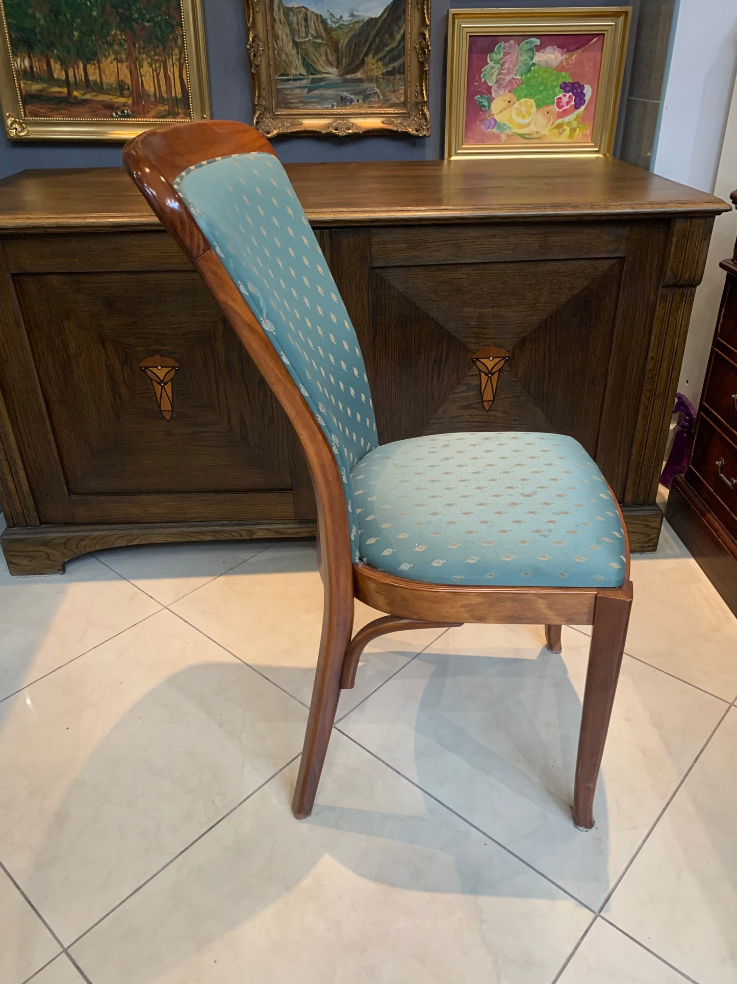 Krzesła komplet 8 szt. z drewna bukowego,  Milton