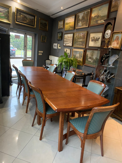 Stół rozkładany 4 m z litego drewna bukowego, Milton