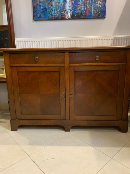 Komoda  dębowa "szachownica"