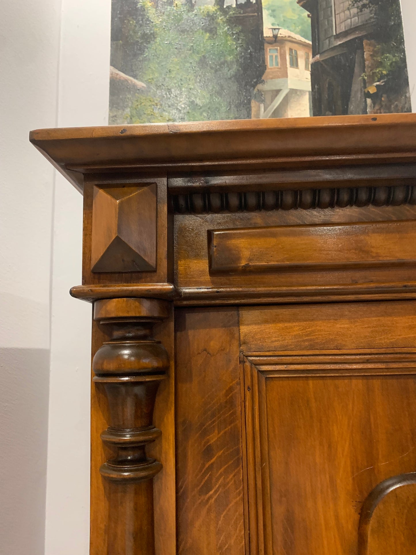 Szafa 2-drzwiowa drewniana, eklektyczna