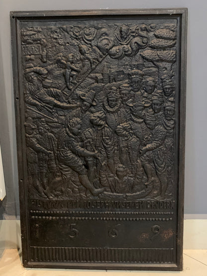 Płaskorzeźba żeliwna, sceny rodzajowe