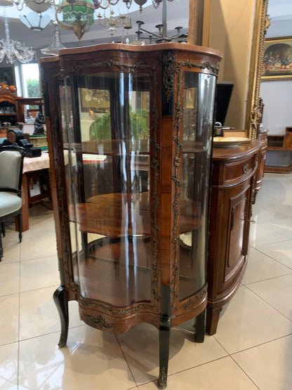 Witryna antyczna  French Kingwood XIX w.