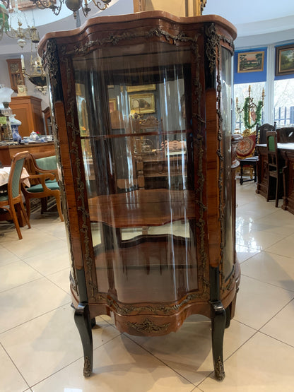 Witryna antyczna  French Kingwood XIX w.