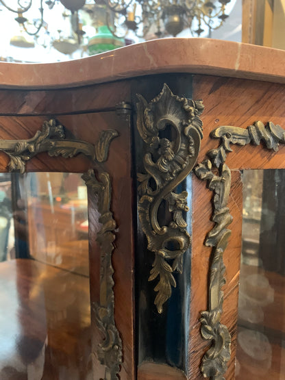 Witryna antyczna  French Kingwood XIX w.