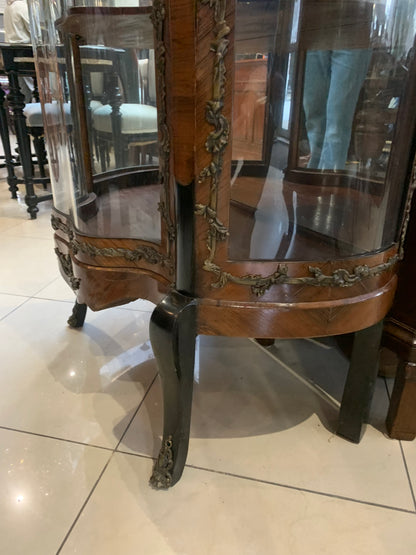 Witryna antyczna  French Kingwood XIX w.