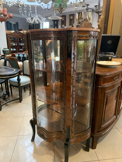 Witryna antyczna  French Kingwood XIX w.