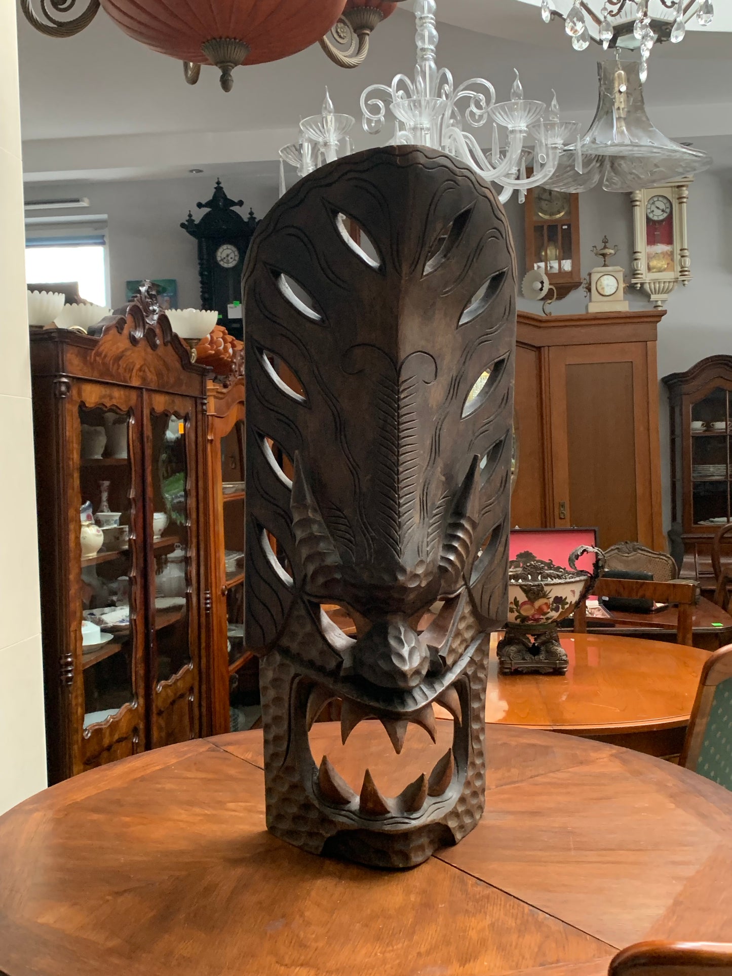 Rzeźba, maska filipińskiego Bakunawa