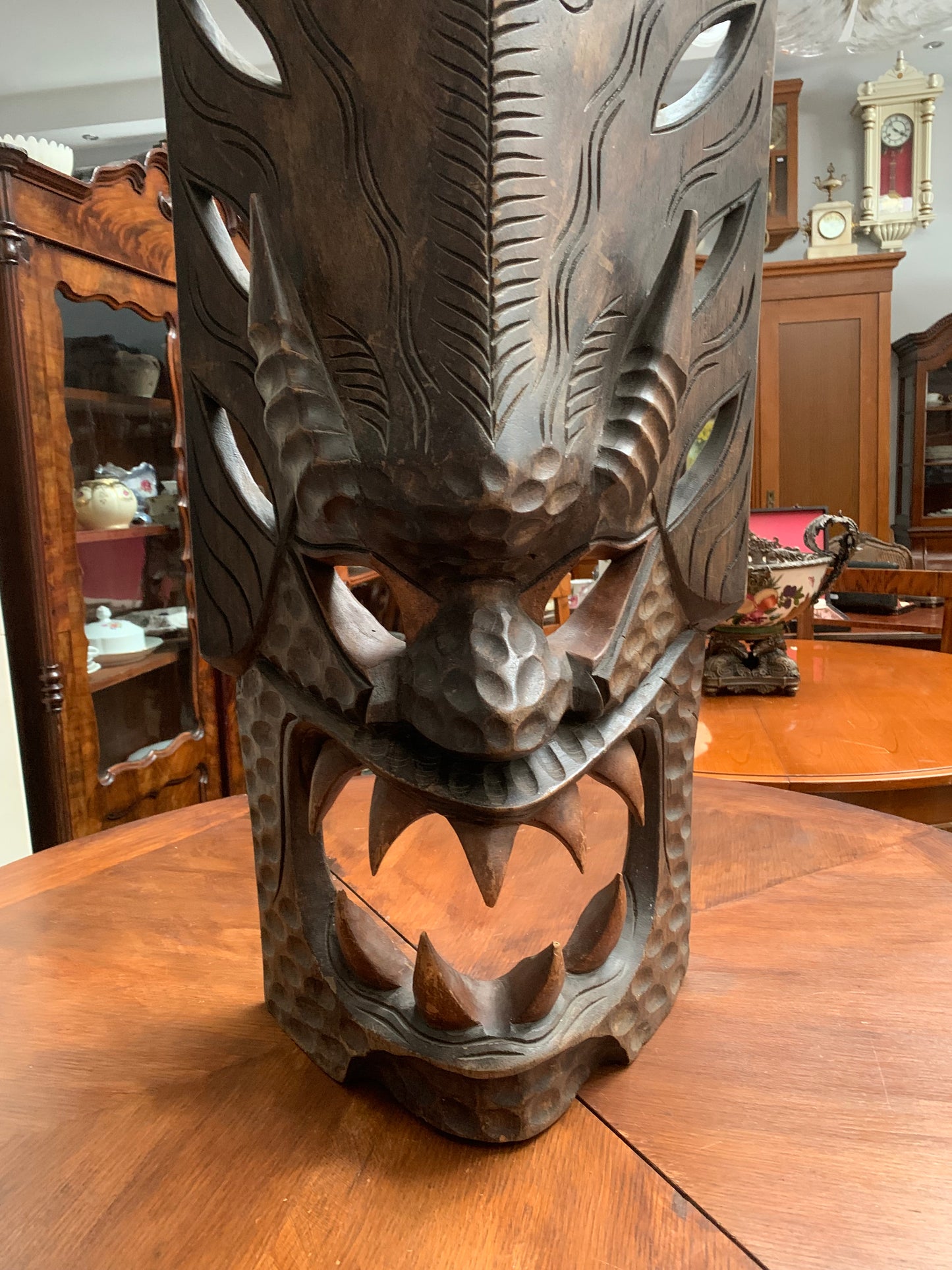 Rzeźba, maska filipińskiego Bakunawa