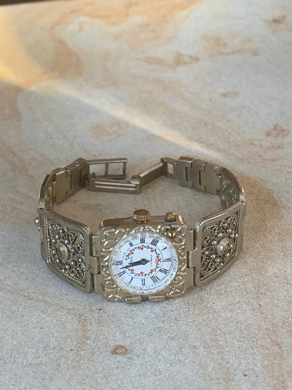 Zegarek - bransoleta damska marki Czajka, mechaniczny, ZSRR, lata 60-te