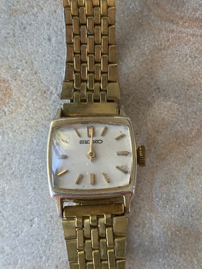 Zegarek damski Seiko 11-3090  663238, Japan, pozłacany, lata 60-te