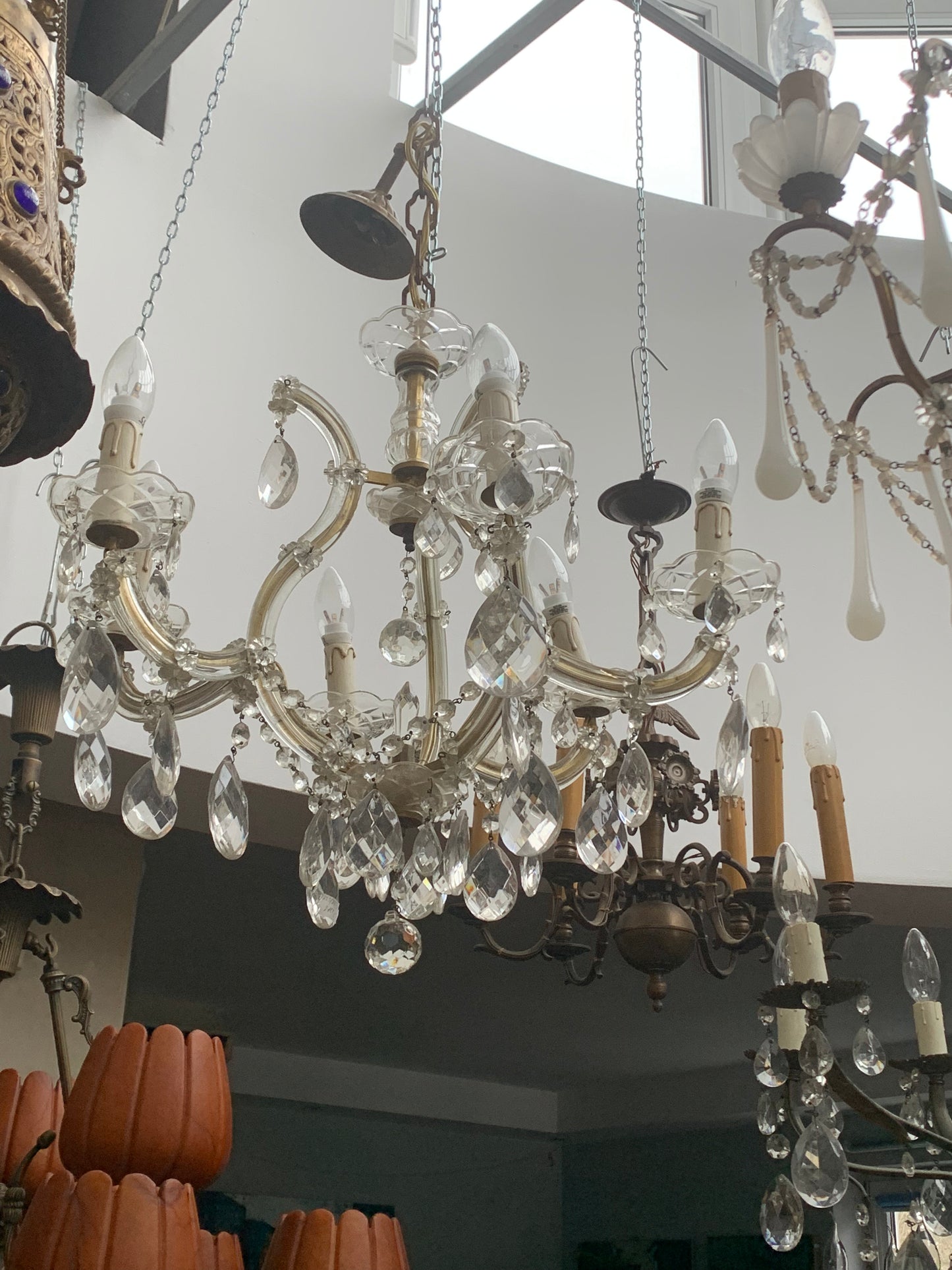 Żyrandol kryształowy Maria Teresa, lata 80-te