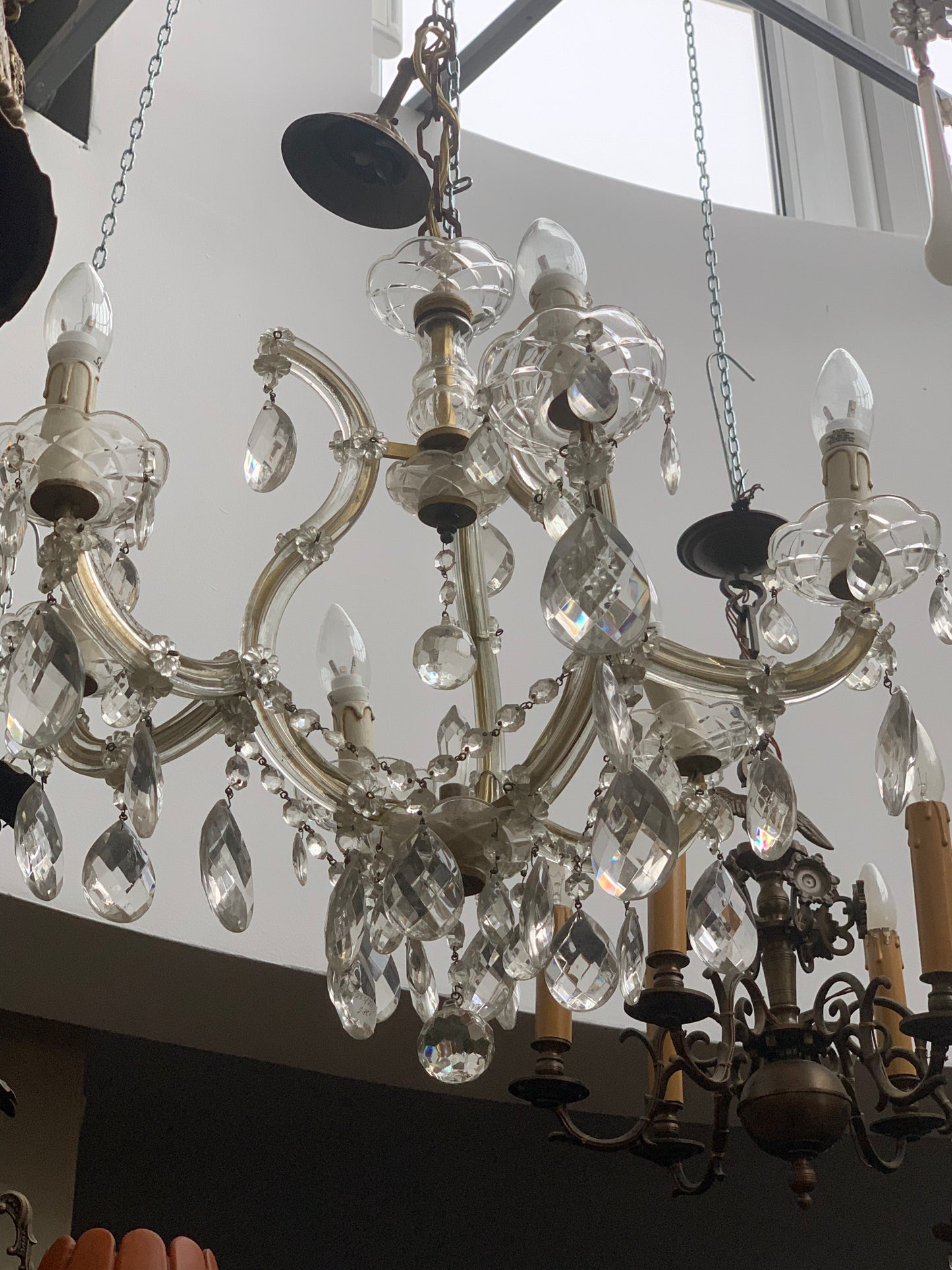 Żyrandol kryształowy Maria Teresa, lata 80-te