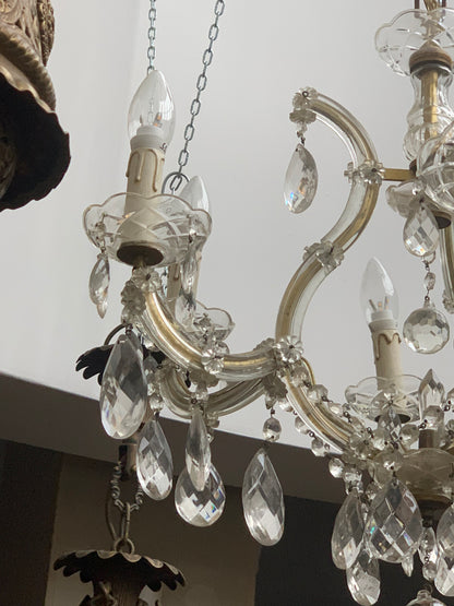 Żyrandol kryształowy Maria Teresa, lata 80-te