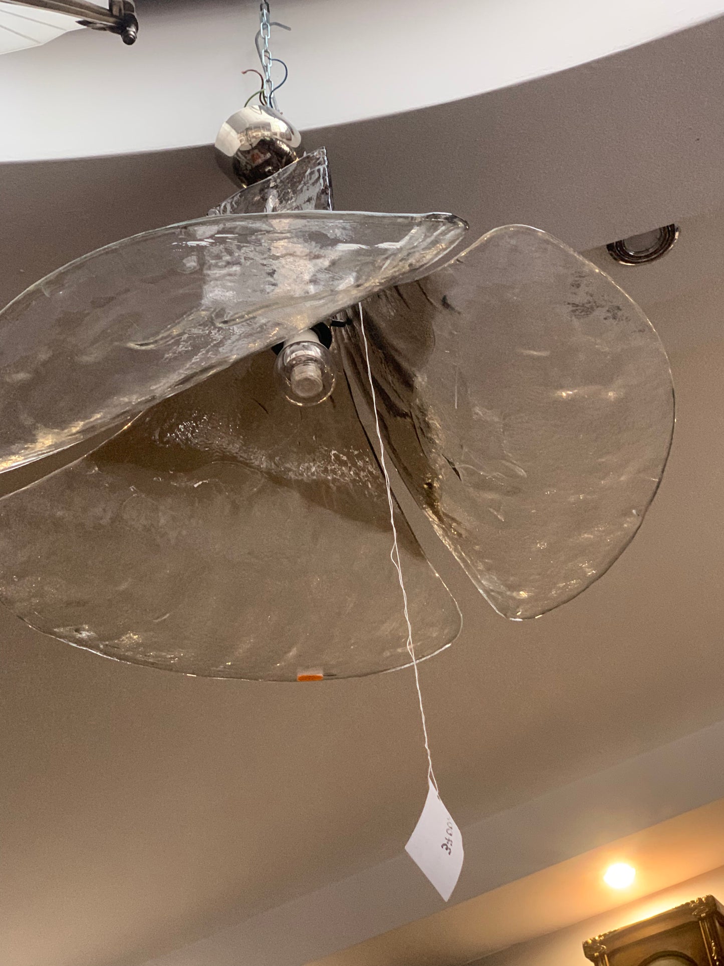 Lampa Murano, proj. Carlo Nason, lata 60-69, Vintage, Italy