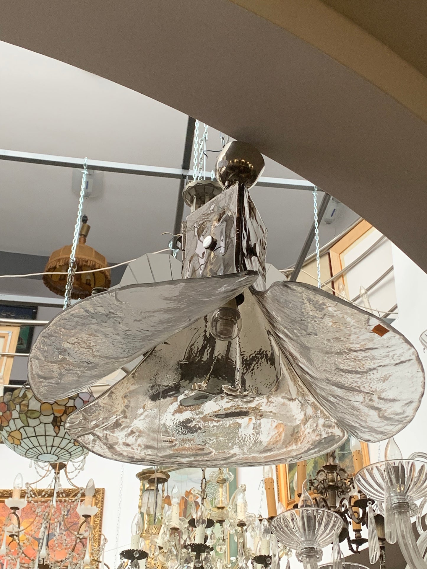 Lampa Murano, proj. Carlo Nason, lata 60-69, Vintage, Italy