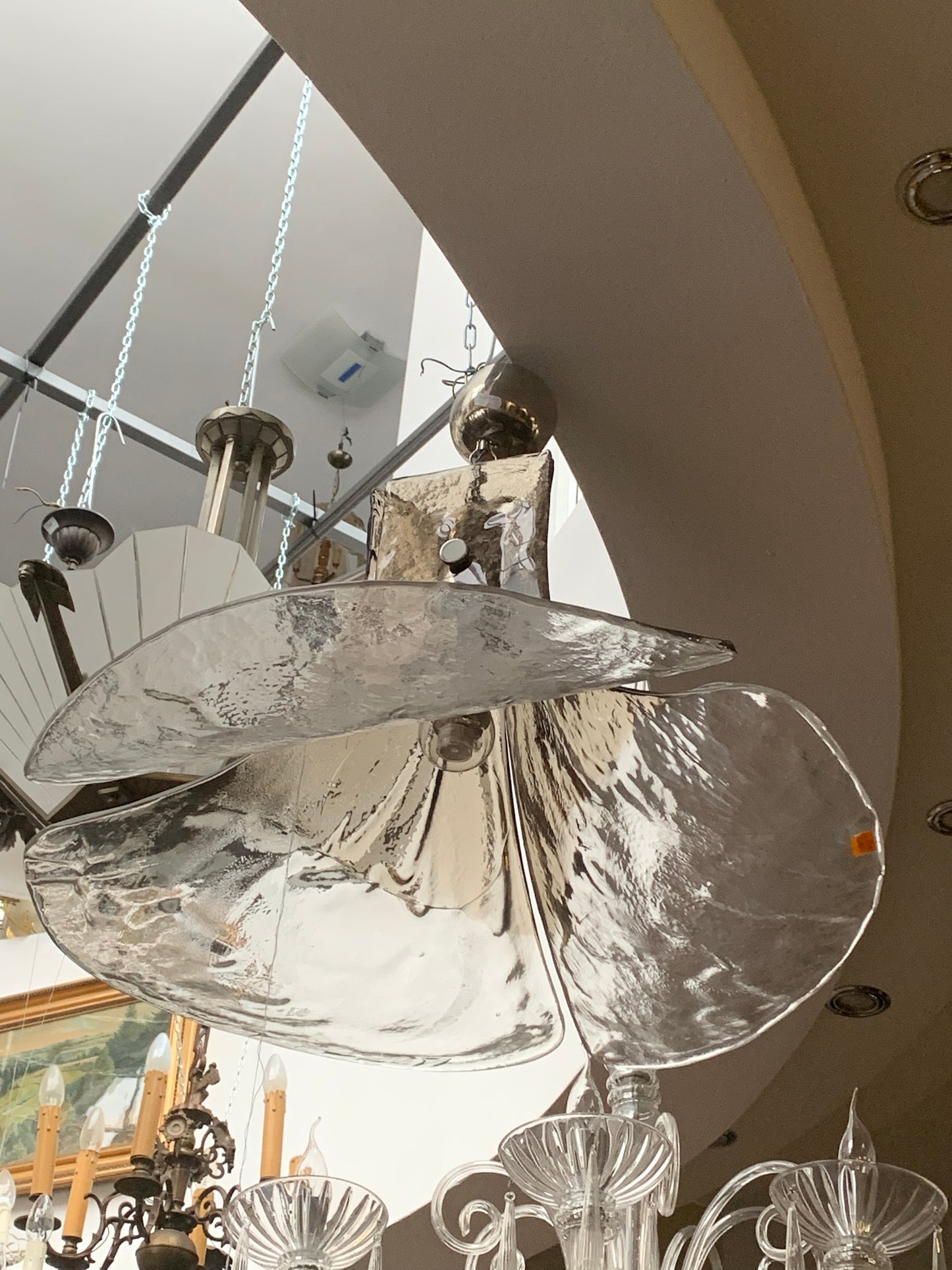 Lampa Murano, proj. Carlo Nason, lata 60-69, Vintage, Italy