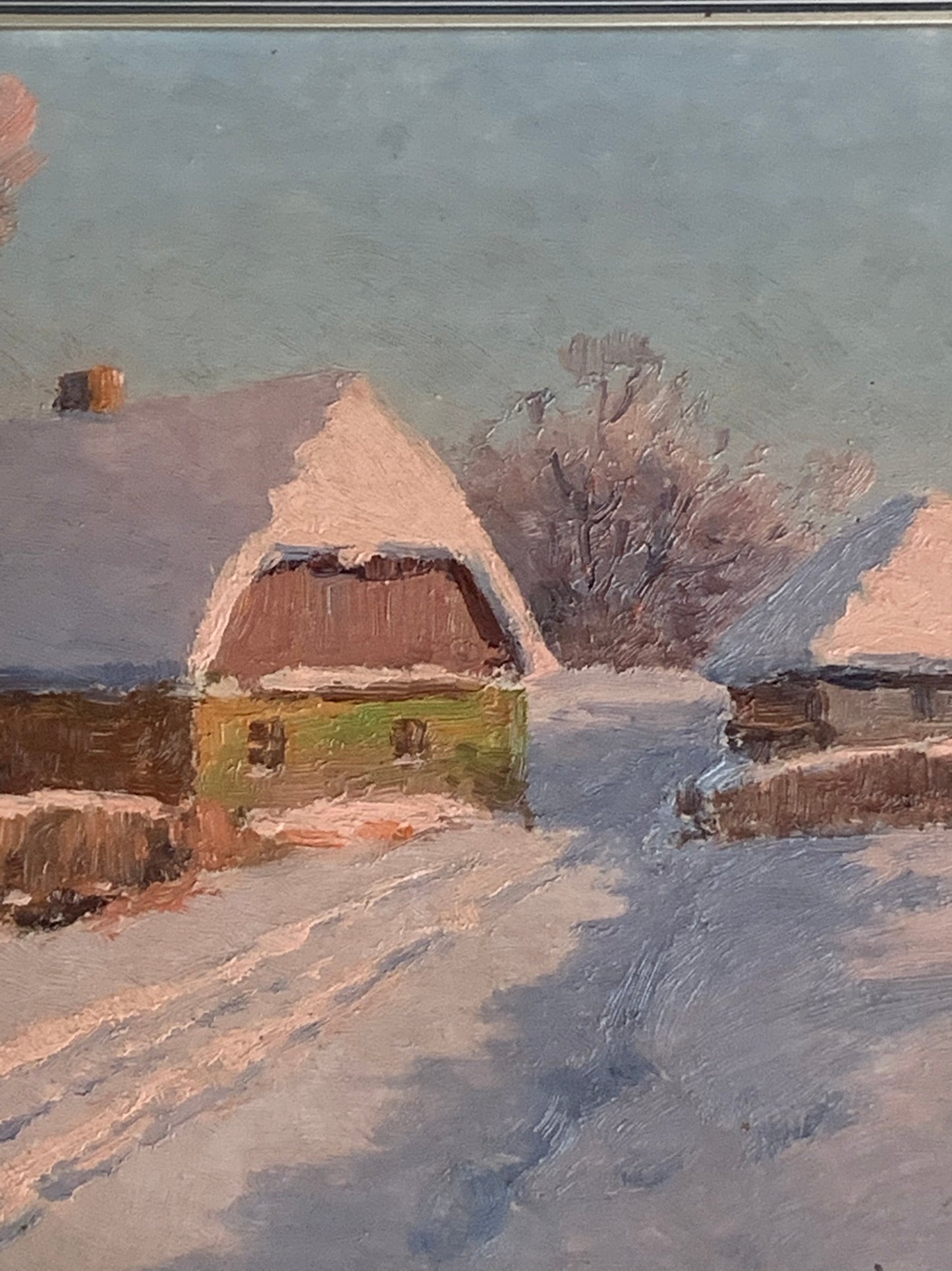 Obraz W. Korecki (1897-1980) "Zimowy pejzaż"