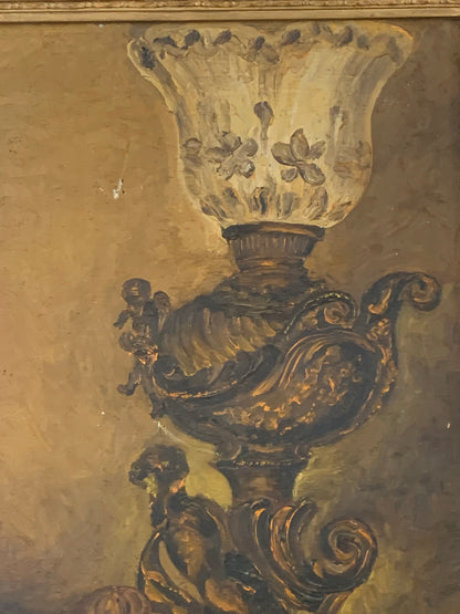 Obraz zabytkowy, martwa natura XIX w.