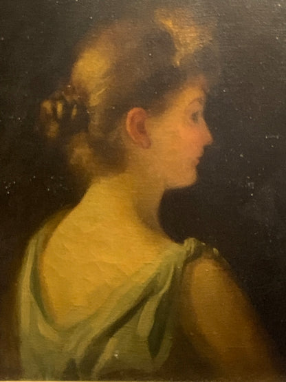 Portrait of a woman, artist unknown, 19th century