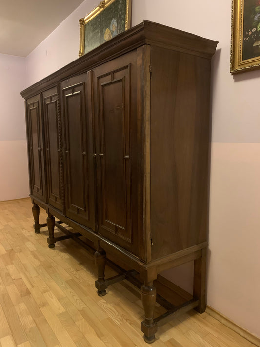 Szafa, bieliźniarka dębowa, antyk XIX w.