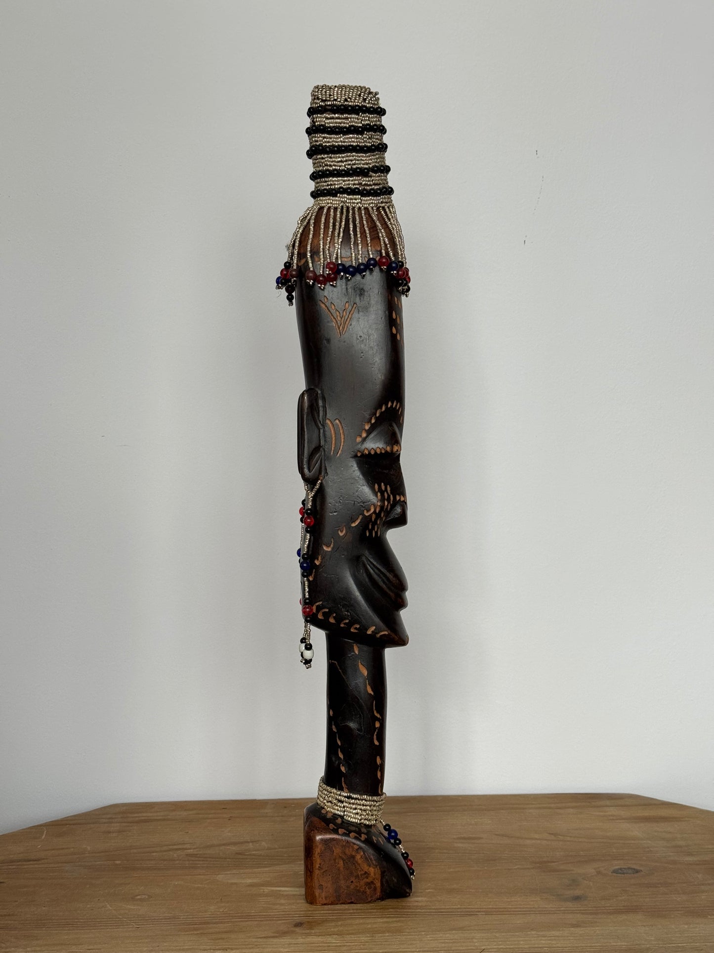 Rzeźba afrykańskiego popiersia