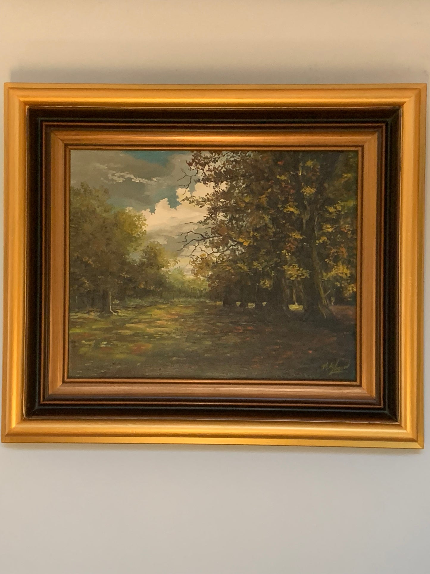 Painting, oil on canvas, Th. de Leeuw
