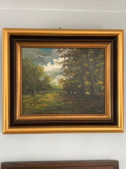 Painting, oil on canvas, Th. de Leeuw