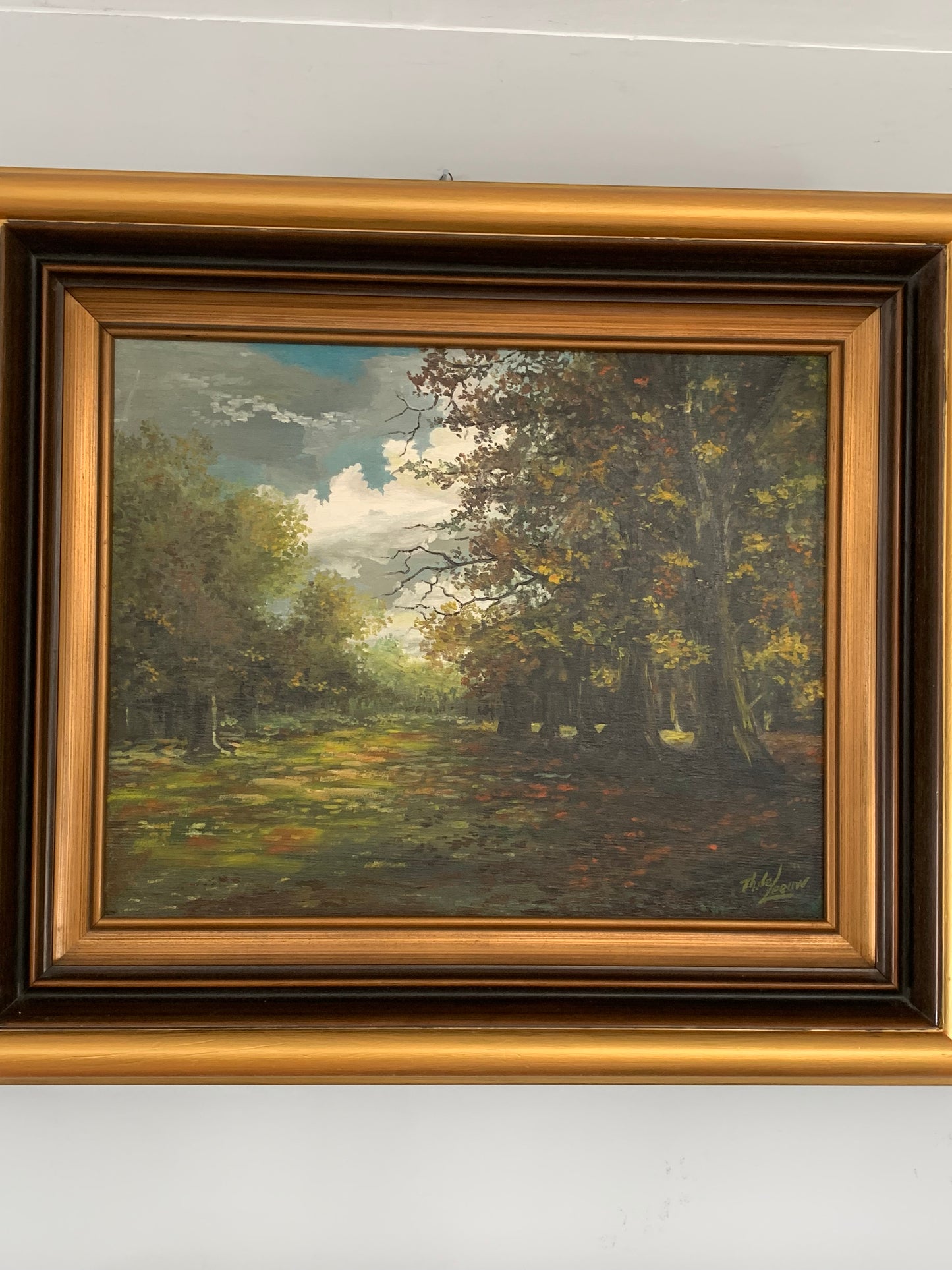 Painting, oil on canvas, Th. de Leeuw