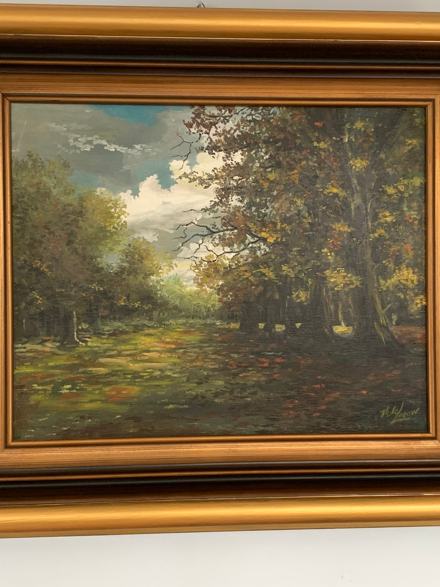 Painting, oil on canvas, Th. de Leeuw
