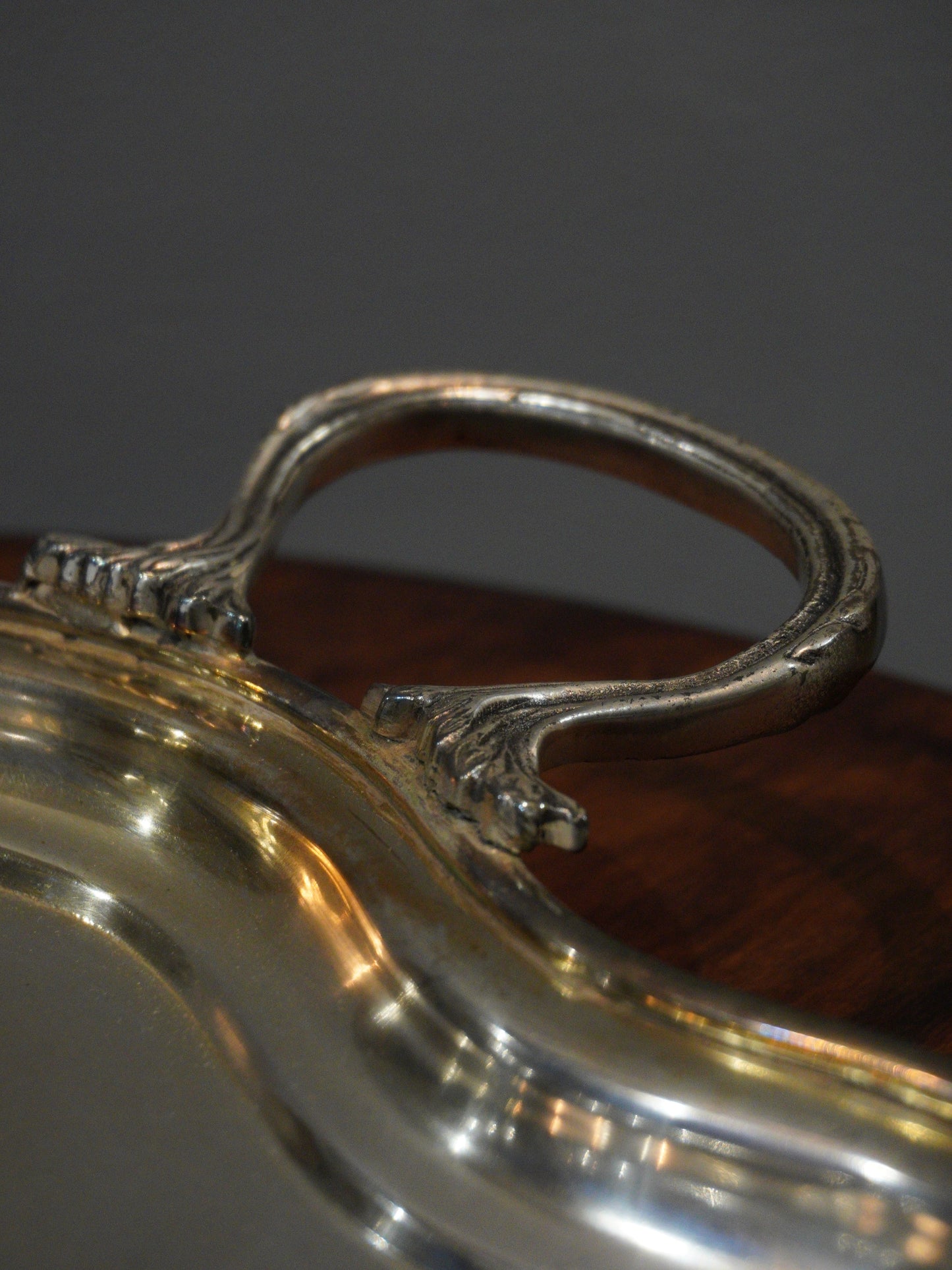 Precioza platter tray with handles