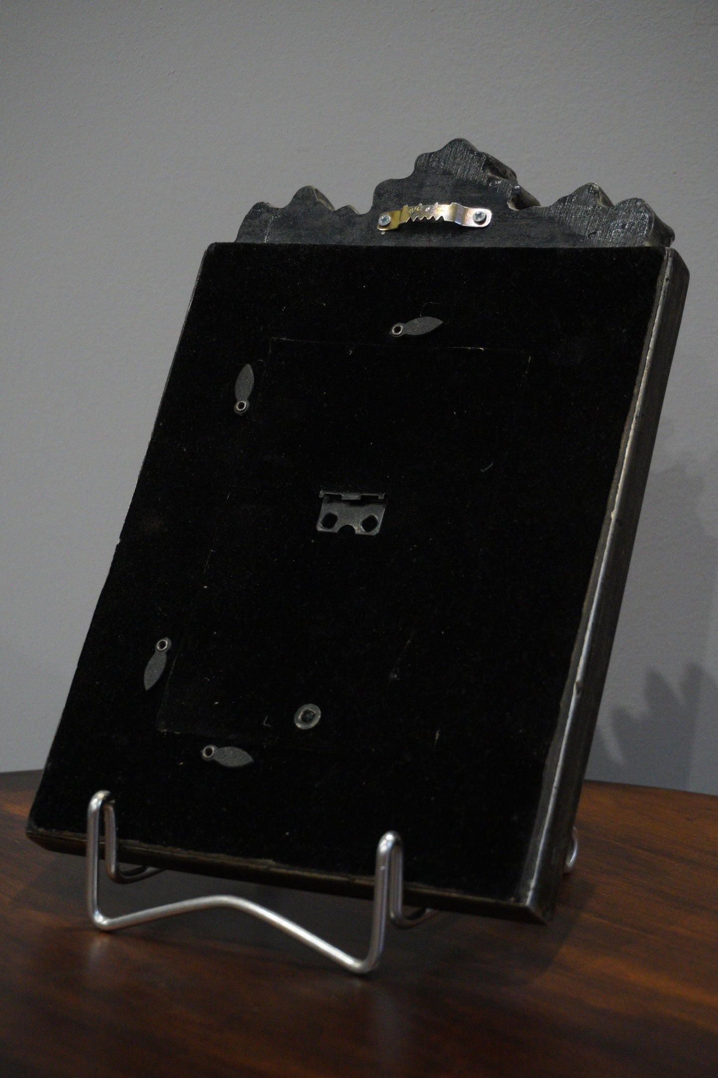 Ramka platerowana, zdobiona