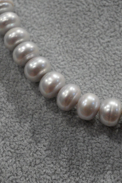 Naszyjnik z pereł hodowlanych z bransoletką, komplet