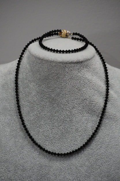 Naszyjnik i bransoletka, spinel, srebro